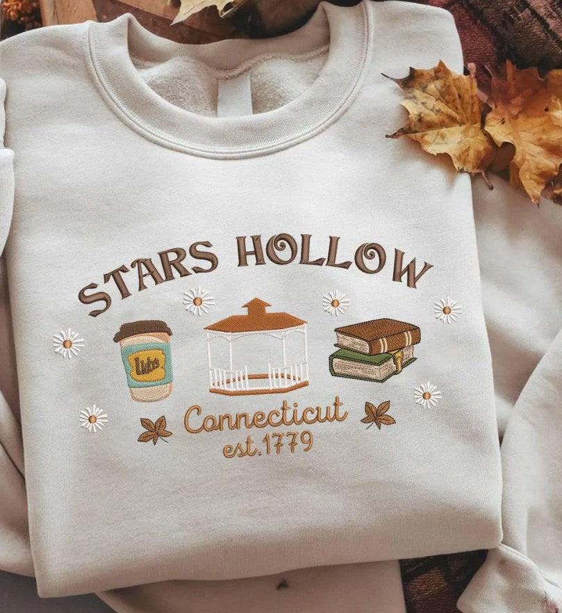Pauline - Handgefertigter Damen Pullover „Stars Hollow“